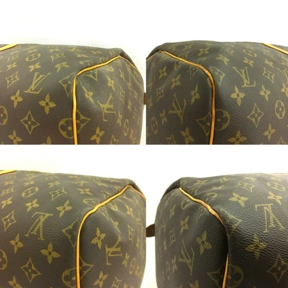 EXCELLENT!! Louis Vuitton Monogram Keepall Travel Bag + LV Luggage Tag + More - Picture 7 of 16